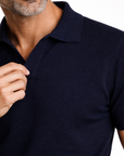 Polo Filo Cotone Collo a Punta
