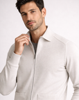 Maglia Zip in cotone Hamaki