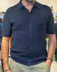 Cardigan-Polo Cotone Armaturat