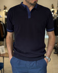 Polo in Maglia con Bordi
