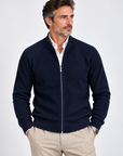 Maglia Zip a Coste SEINSE 3389