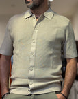 Cardigan-Polo Cotone Armaturat