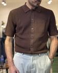 Cardigan-Polo Cotone Armaturat