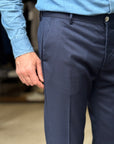 SANTIAGO Pantalone tela Grisa