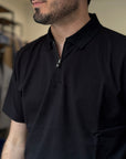 Polo Zip in cotone