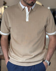 Polo in Maglia con Bordi
