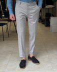 SANTIAGO Pantalone grisato