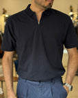 Polo Zip in cotone