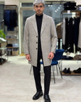 Cappotto Spigato mono petto
