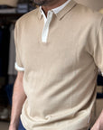 Polo in Maglia con Bordi