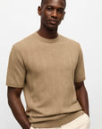 Maglia filo cotone tramata m/m