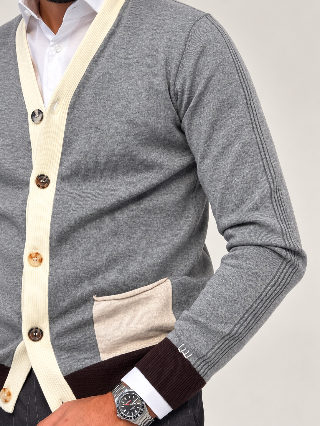 Cardigan Bicolore SEINSE 3451