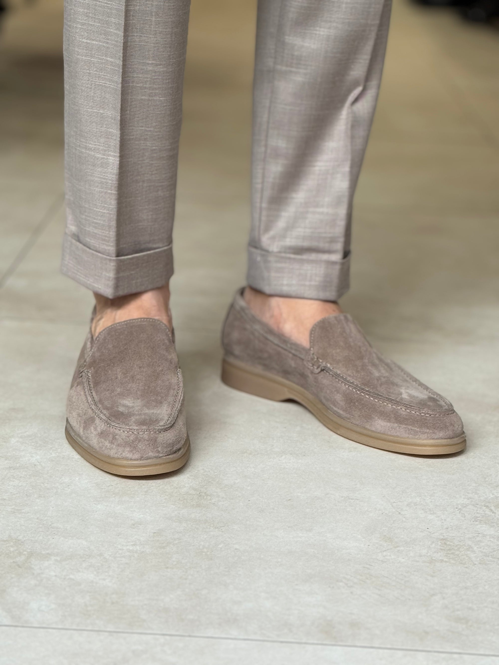 Mocassino camoscio LoroP.