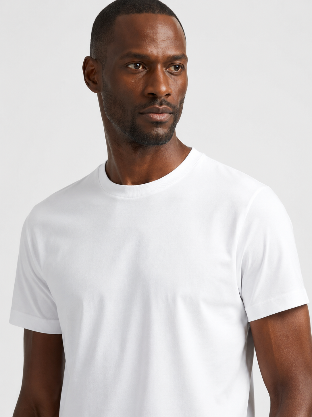 TShirt Basic in Cotone Stretch