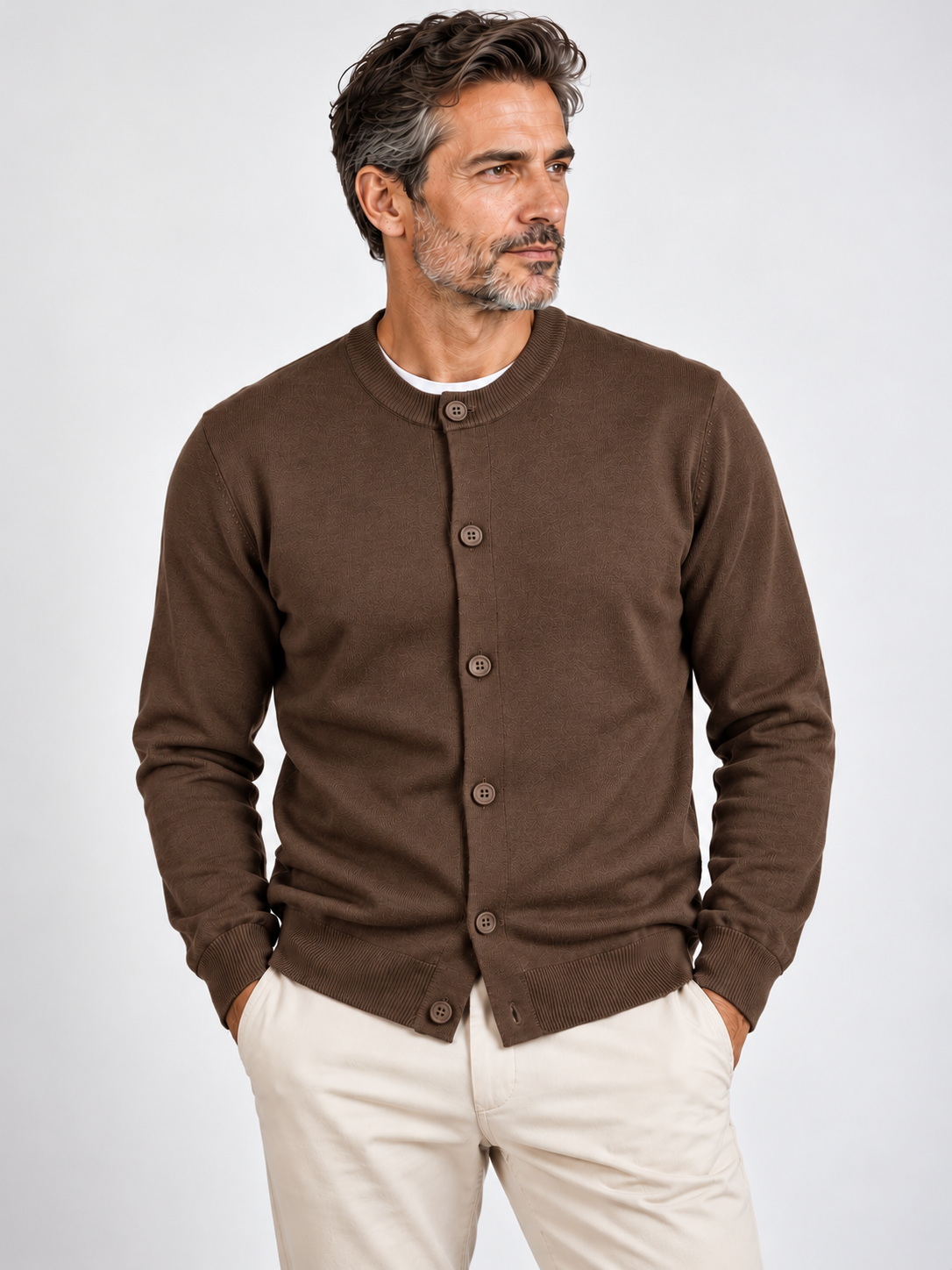 Cardigan collo Koreano SEINSE