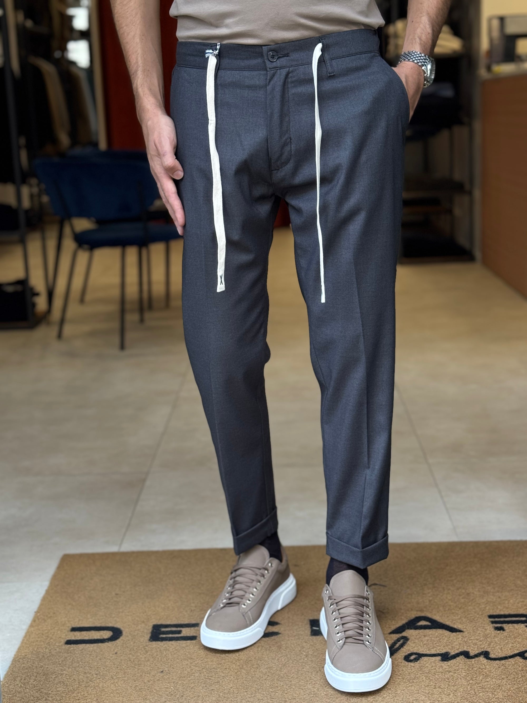 Pantaloni con elastico CARLO