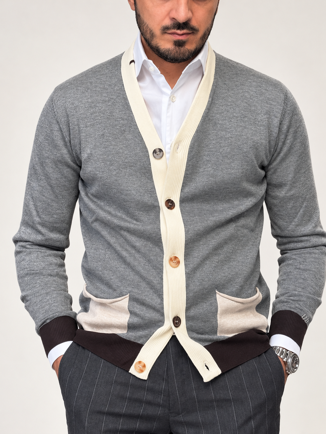 Cardigan Bicolore SEINSE 3451