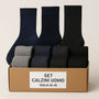 Declar - Box Calze Uomo ( 6 paia misti) - blu, nero, grigio e marrone