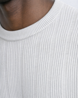 Maglia filo cotone tramata m/m