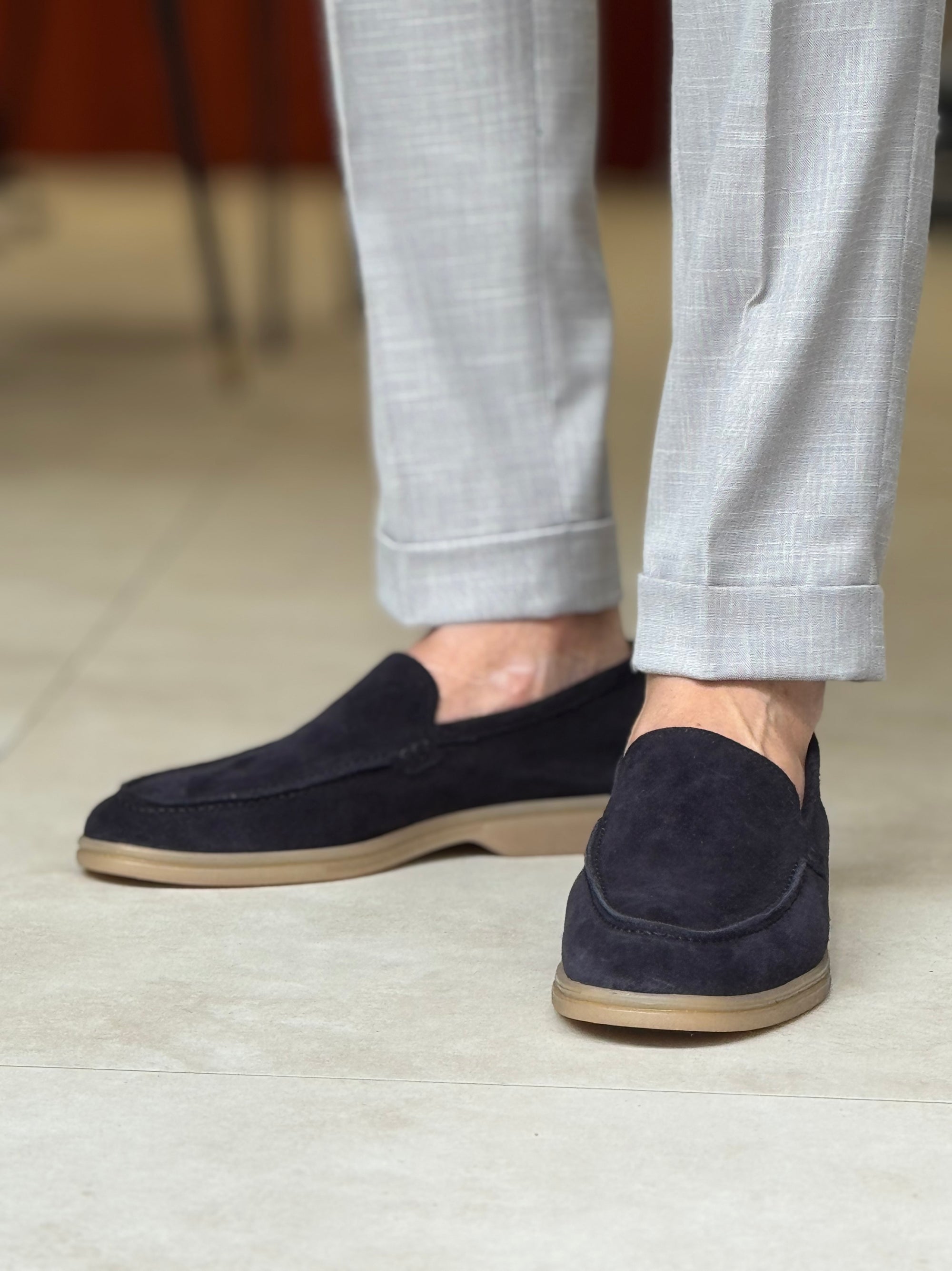 Mocassino camoscio LoroP.