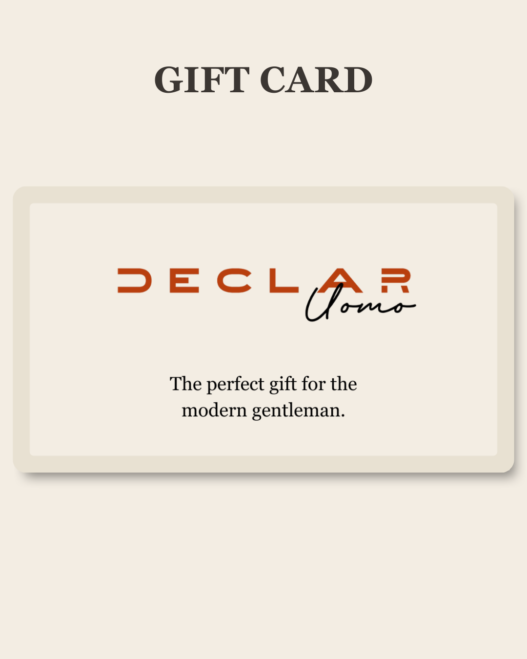 DECLAR Gift Card