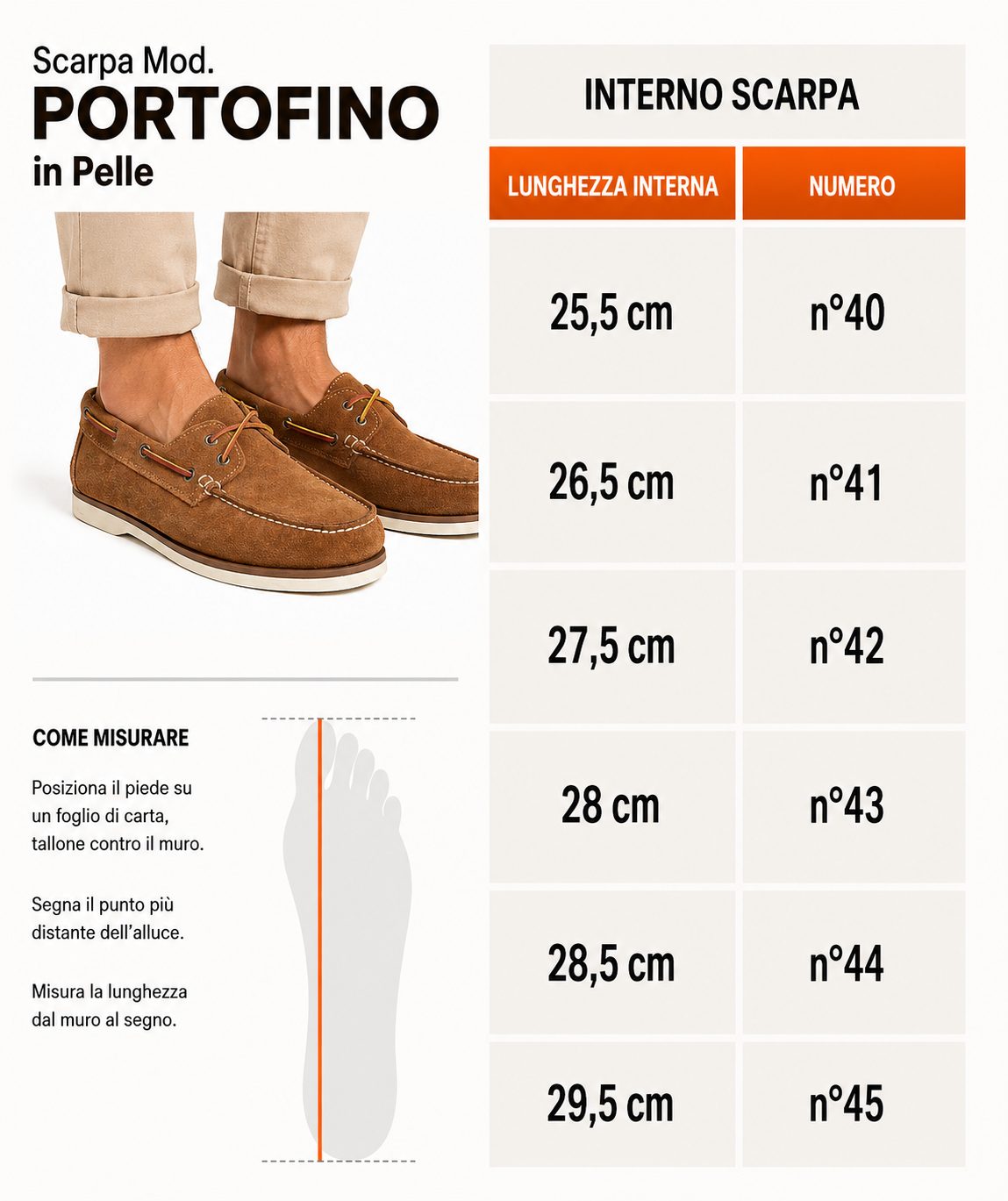 Scarpa Mod. Portofino in Pelle
