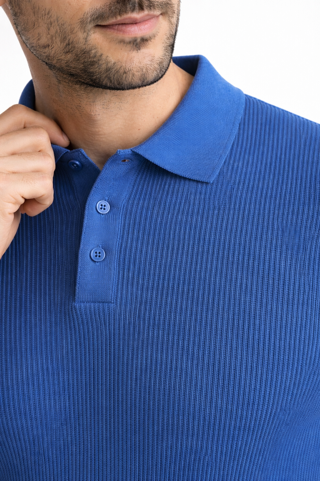Polo Uomo a Coste 100% Cotone
