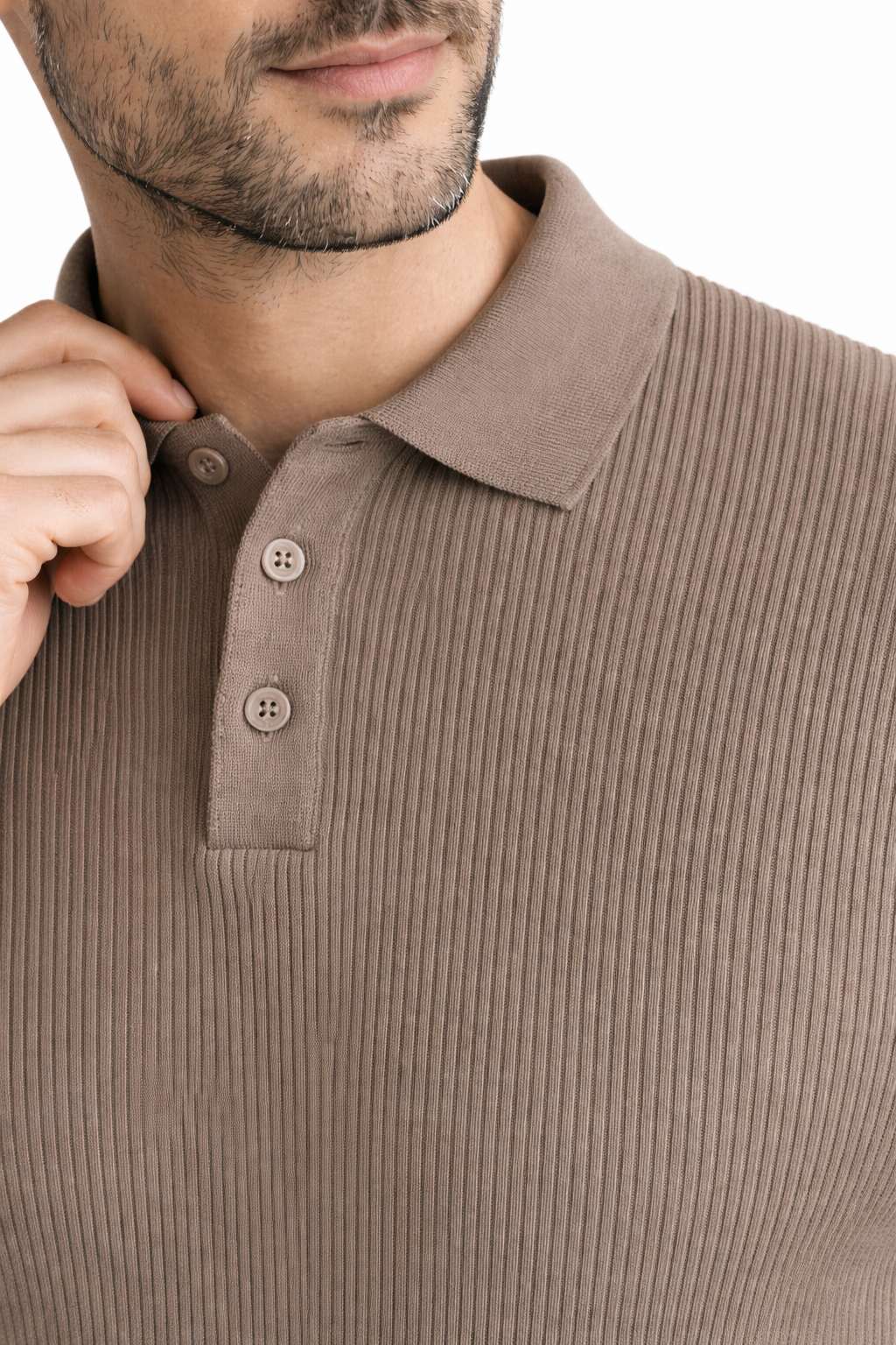 Polo Uomo a Coste 100% Cotone